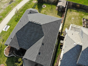 house with new shingles